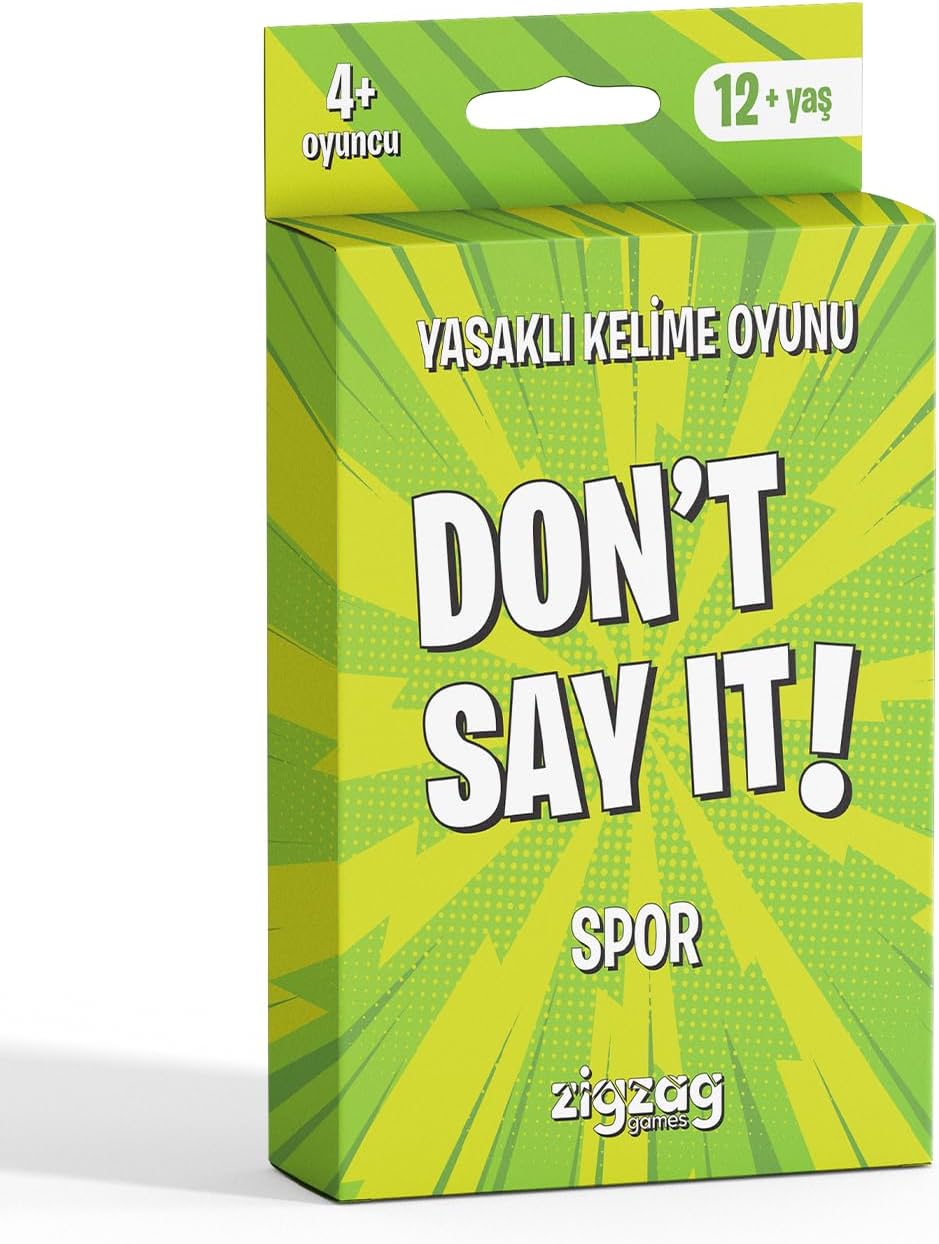 Alternative view of Desmond Don't Say It! Spor Yasaklı Kelime Oyunu, 12 Yaş ve Üzeri, 4+ Oyuncu, Parti Oyunu, Türkçe