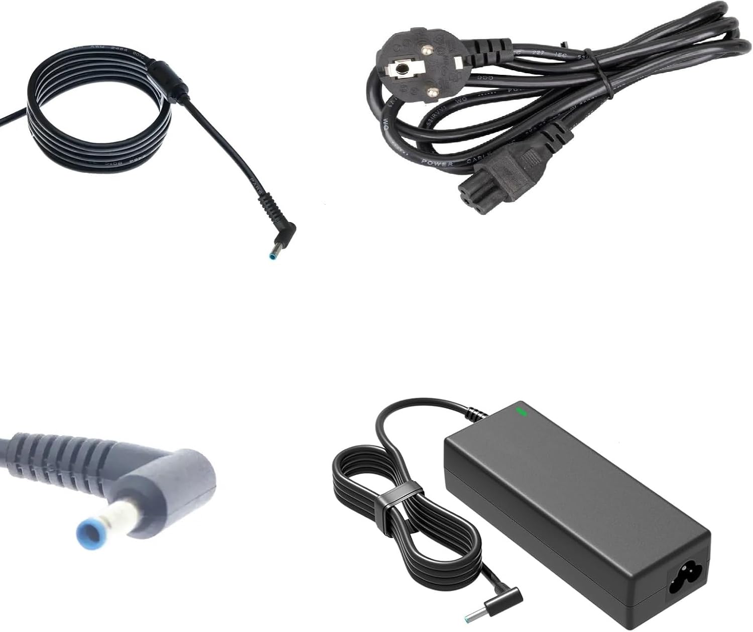Alternative view of Notebook Adaptör - Mavi Uç İnce Pinli - 4.5 × 3.0mm - 15-bw, 15s-du, Tpn-q139, Tpn-q140, Tpn-q141, Tpn-q142, Tpn-q143, Tpn-q144, Tpn-q146, Tpn-q147, 3168ngw Muadili ile uyumlu PRS-024