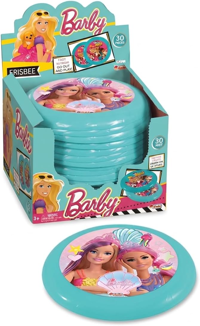 Barby Prenses Frizbi  Kız Çocuk Bahçe Deniz Plaj Oyuncak