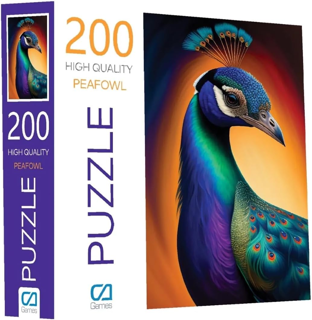 Alternative view of Tavus Kuşu 200 Parça 2,2mm Kalınlık 34x48cm Profesyonel Hobi Puzzle Yapboz Serisi