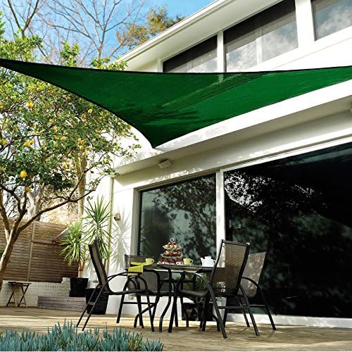 Coolaroo 473921 Coolhaven Gölgelik Yelken Donanım Kitli, 12' Üçgen, Safir - Görsel 2