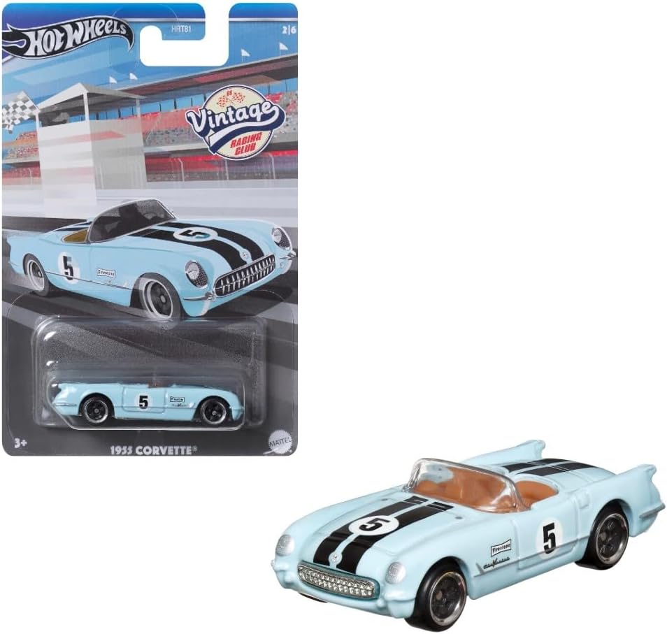 Vıntage Temalı Arabalar HRT81-HRV01 02/06 Racing Club 1955 Corvette