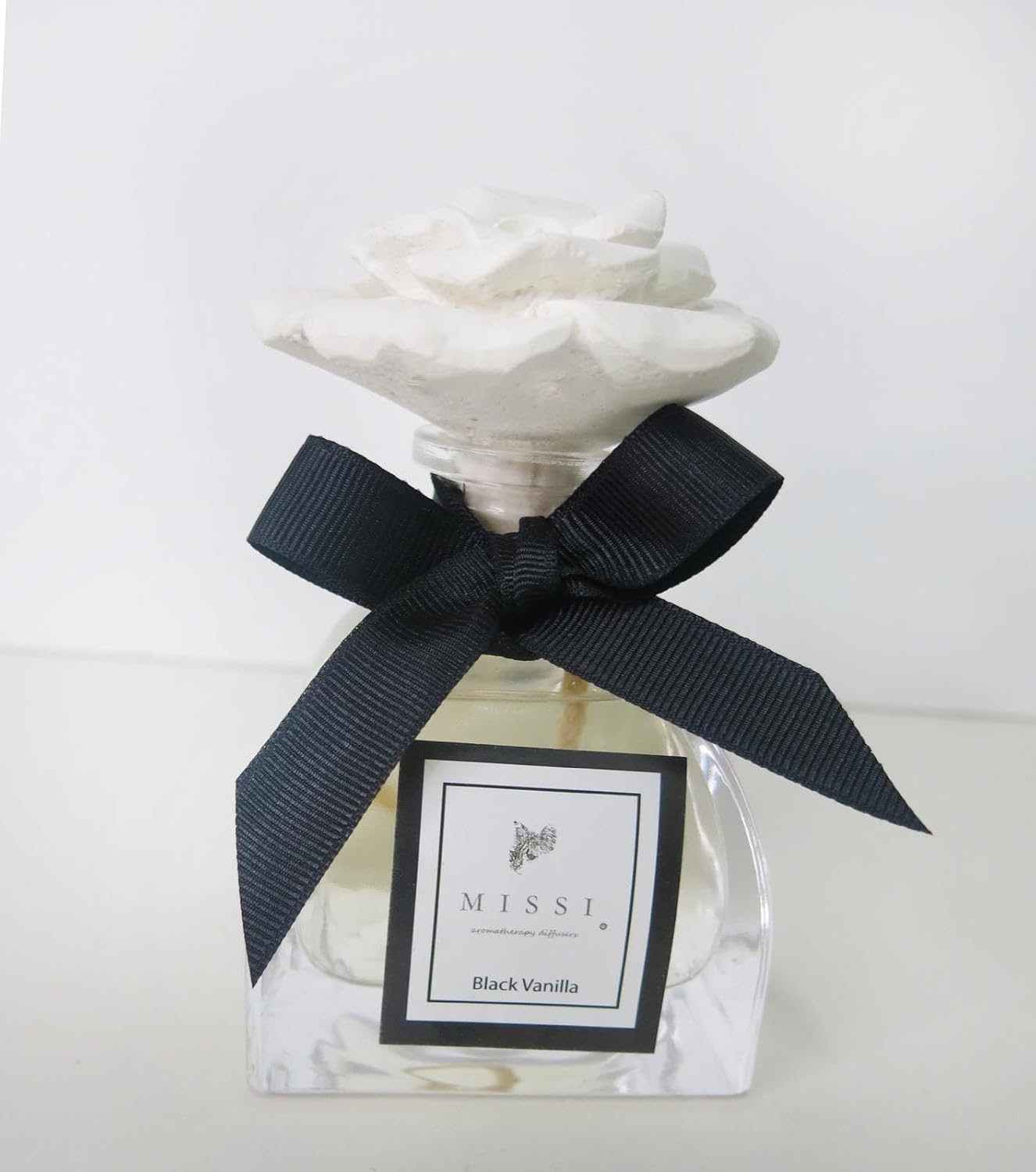 Missi 130 CC LOTUS ŞİŞE BLACK VANILLA KOKULU TAŞLI ODA KOKUSU - Görsel 3