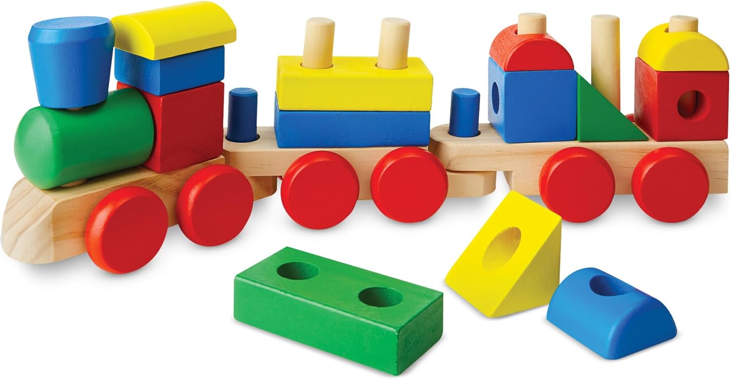 Melissa & Doug Ahşap Tren, 18 Parça (10572) - Görsel 2