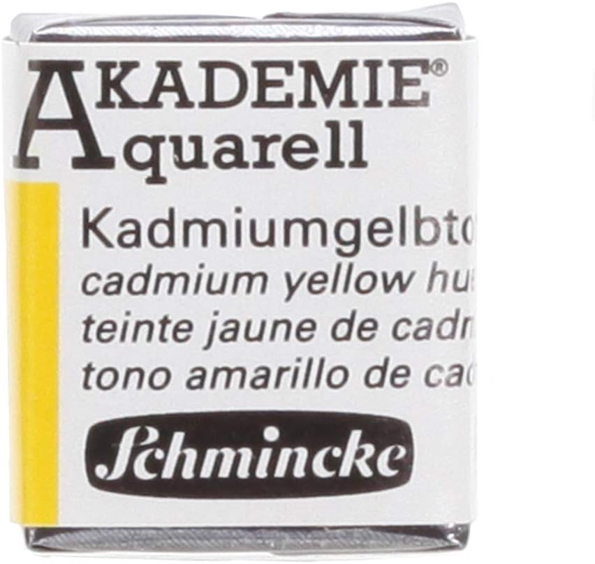 Alternative view of Akademie Aquarell Yarım Tablet Sulu Boya 224 Cadmium Yellow