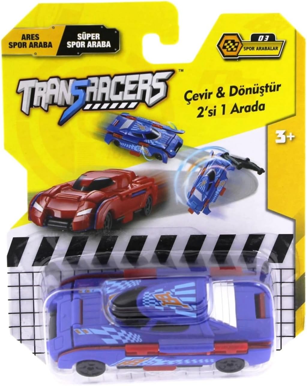 Transracers Dönüşen Araçlar Spor Arabalar Ares/Süper