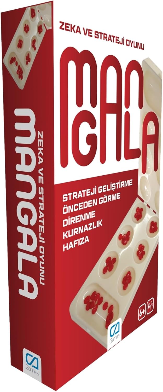 Alternative view of Mangala Katlanabilir Tablalı 6+ Yaş Üzeri için 2 Kişilik Eğitici Zeka ve Strateji Oyunu, SM-CA-OYUN-MANGALA-5186