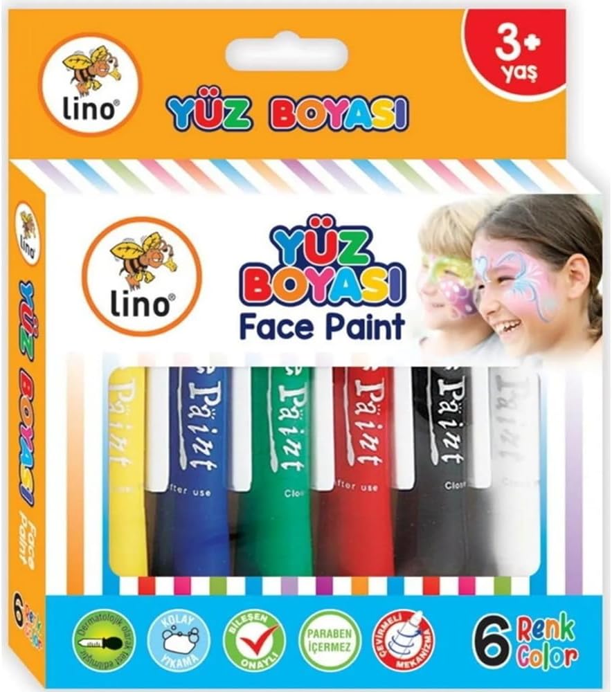 Alternative view of Lino Yıkanabilir Yüz Boyası, 6lı