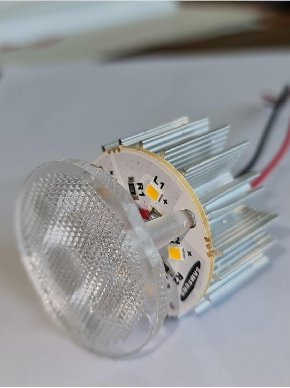 10'lu Paket Dekoratif Yuvarlak Tente Içi(KASASIZ) Led Armatür 12v - Beyaz Işık (6500K)