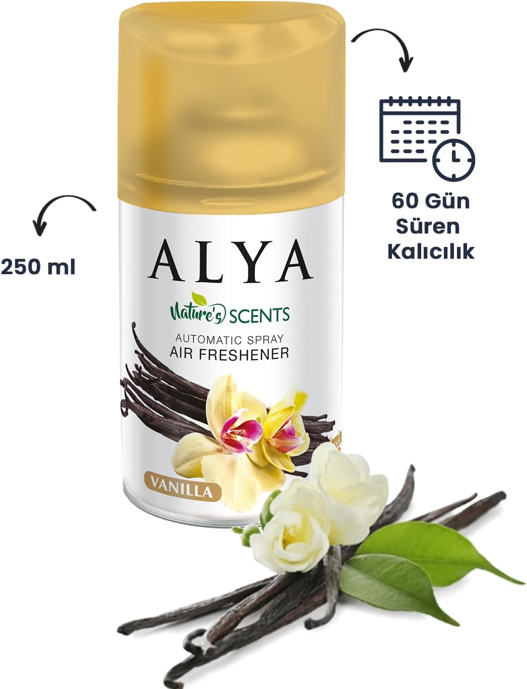 Alternative view of Vanilla- Vanilya Oda Kokusu Yedek Makine Spreyi 250 ml