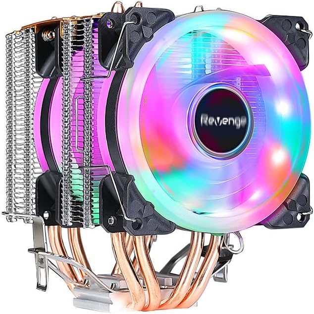 Alternative view of Cold Frost Rainbow Fanlı Intel AMD Uyumlu Bakır Borulu CPU Soğutucu İşlemci Fanı (Cold Frost 602)
