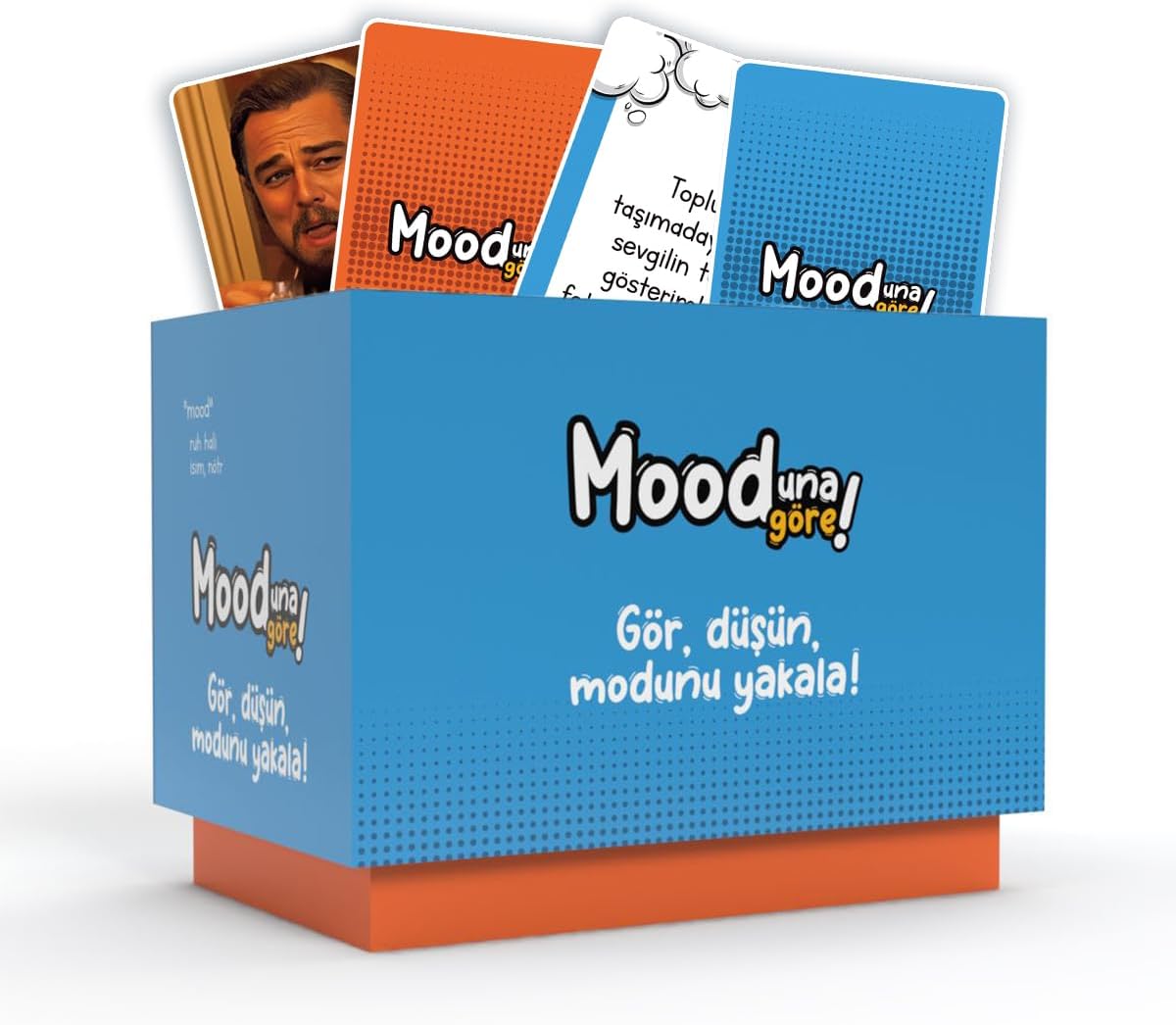 Desmond Mooduna Göre Komik Mood Oyunu, Arkadaş ve Aile İçin Kutu Oyunu, Kart Oyunu, 216 Kart - Görsel 2