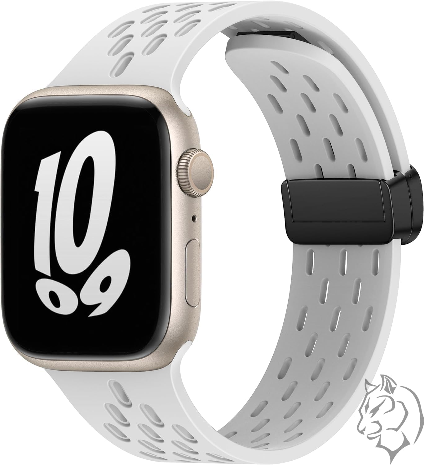 Apple Watch için Manyetik Ter Önleyici Spor Kordon, Suya Dayanıklı, Nefes Alabilen Silikon Kayışlar. iWatch Ultra SE Serisi 9/8/7/6/5/4/3/2/1,Kadın Erkekler için, 42mm 44mm 45mm 49mm,