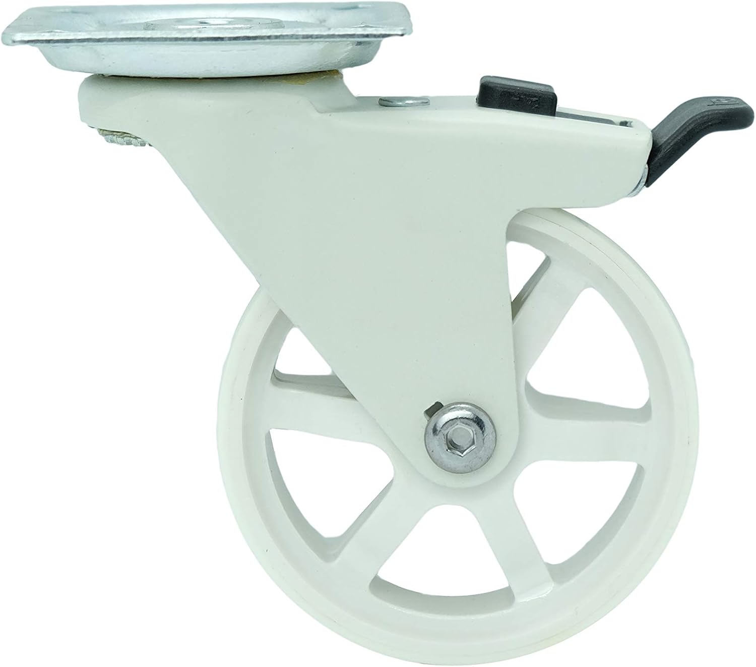 Alternative view of 8296E Vintage Serisi 3 İnç 6 Kollu Tasarımcı Tekerlek, Fildişi, 4 Adet