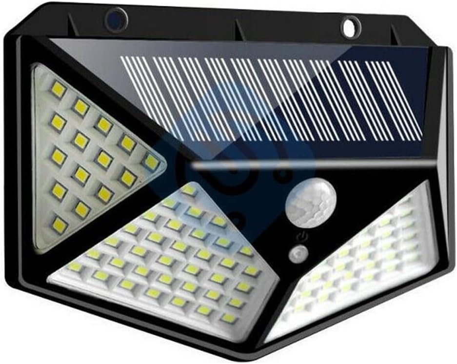 Geniş Açılı Solar 100 LED 3 Modlu Harekete Duyarlı Güneş Enerjili LED Suya Dayanıklı Solar Bahçe LED Aydınlatma Işık Hareket Sensörlü Işık Yüksek Işık Aydınlatma