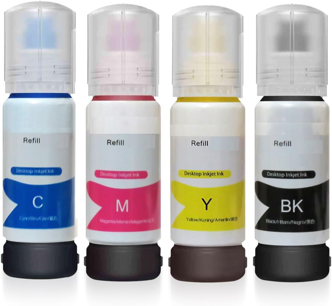 Alternative view of Uyumlu103 L3151 L3110 L3111 L3150 L3151 Muhadil Mürekkep 70Ml *4 (4 Lü Set)