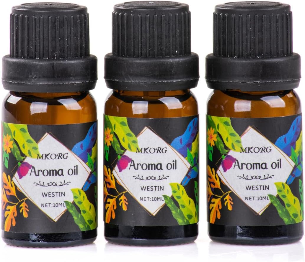 3’Lü Esansiyel Uçucu Yağ 3X10Ml Westin Kokulu Buhurdanlık Yağı Set, Difüzör, Banyo Ve Oda Kokusu