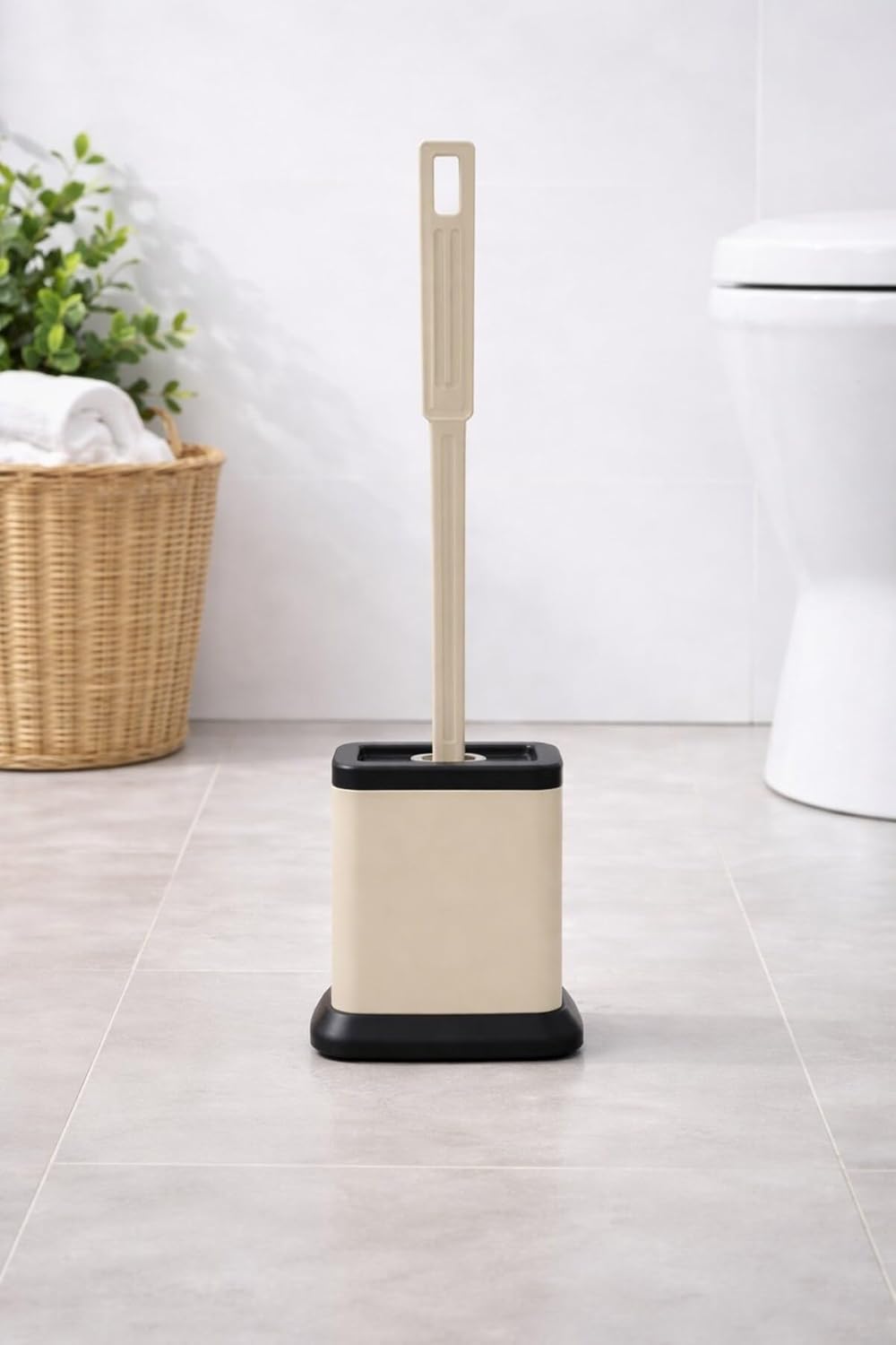 Alternative view of Silikon Tuvalet Fırçası Pratik Silikon Wc Klozet Fırçası Bej S-220
