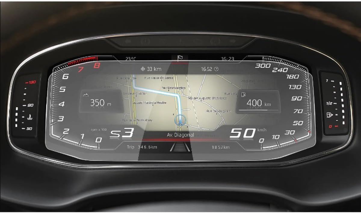 Alternative view of Seat Cupra 10.25 inç Dijital Gösterge uyumlu Nano Ekran Koruyucu 2022 2023