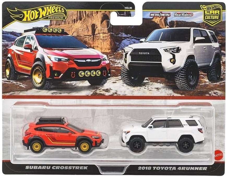JBK98 Premium 2'li Paket Subaru Crosstrek / 2018 Toyota 4Runner Araç Oyuncağı Mini Araba 3 Yaş ve Üzeri Çoklu - Görsel 2