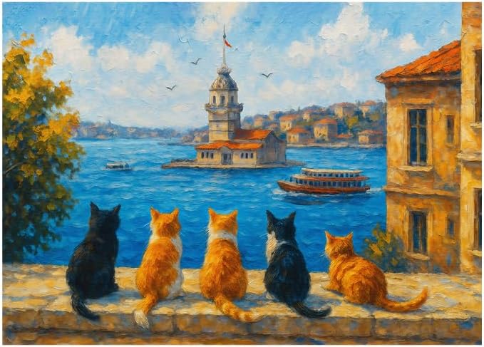 1000 PARÇA - MAIDEN’S TOWER CATS (KIZ KULESİ KEDİLERİ)
