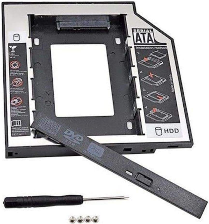 12.7 mm SATA HDD Harddisk Caddy Kızak Kutu Laptop SSD Notebook Ikinci HDD Takma