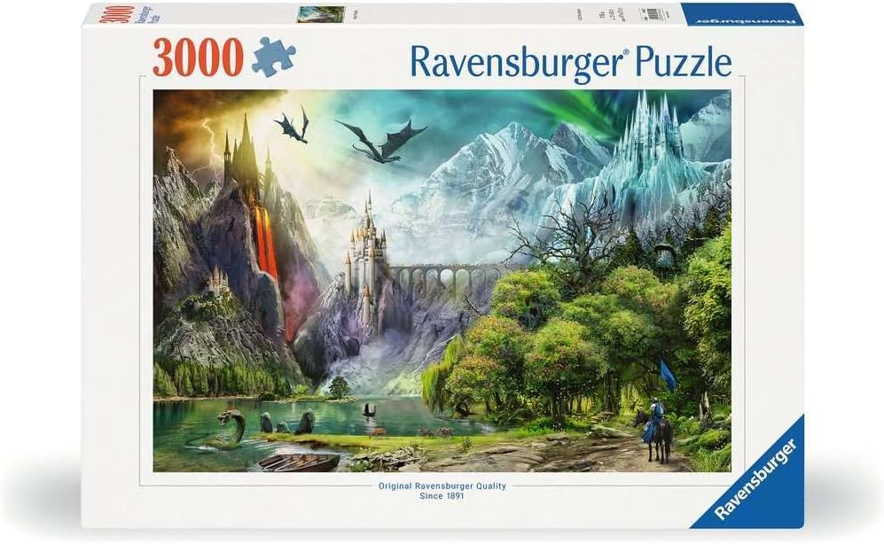 Alternative view of Ejderhaların Hükümdarlığı 3000 Parça Puzzle