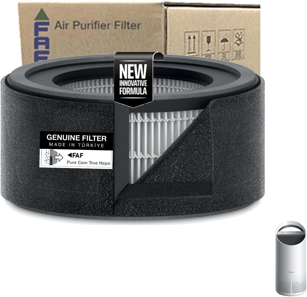 Alternative view of Faf Fresh Air Filter Faf/Leitz TruSens Z-1000 Filtre ile uyumlu True Cam Hepa 14 Filtre