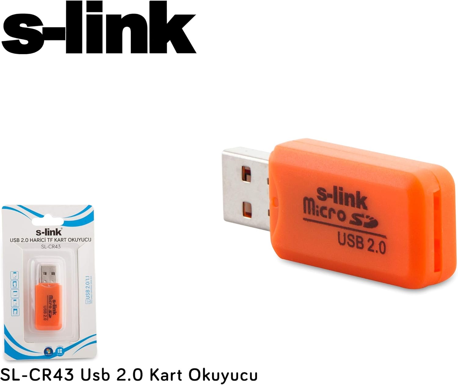 SL-CR43 Usb 2.0 Kart Okuyucu, Asorti - Görsel 2