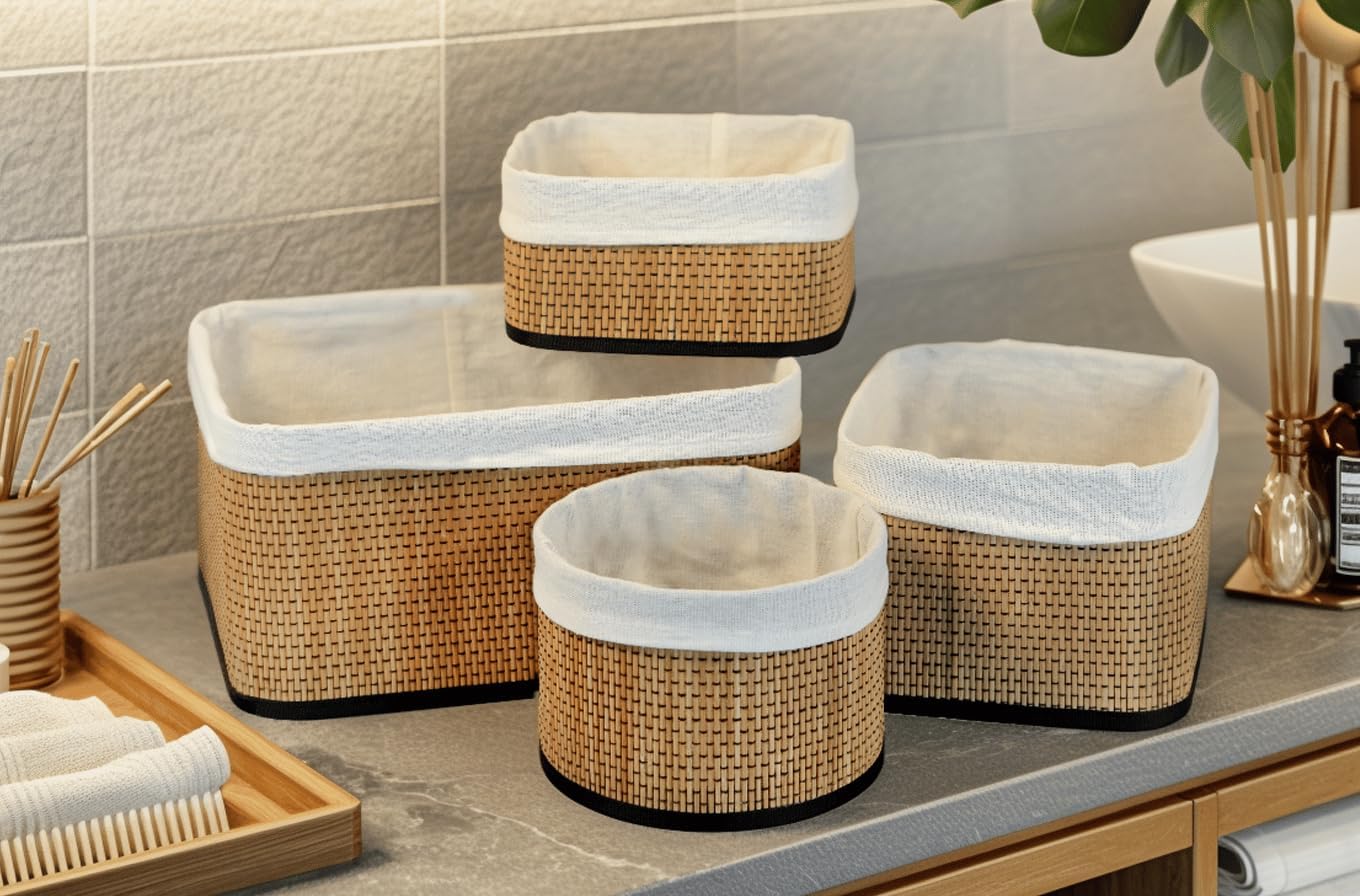Wicker Premium Serisi 4'lü Set Organizer