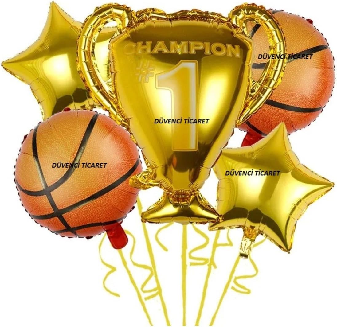 Alternative view of Basketbol Kupa Folyolu Balon Set