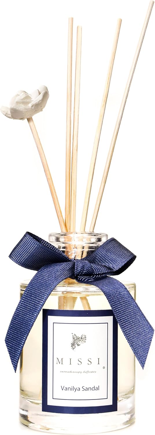 110 ml Silindir Şişe Vanilya Sandal Oda Kokusu
