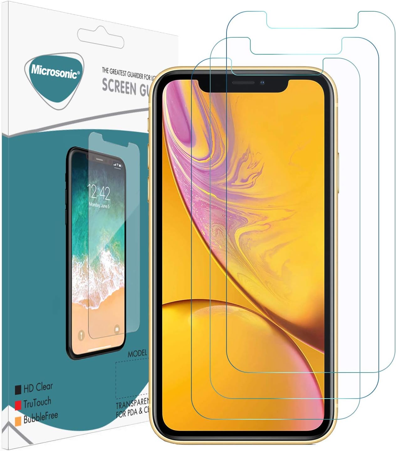 Apple iPhone XR Ekran Koruyucu Nano Cam (3'lü Paket) - Görsel 3