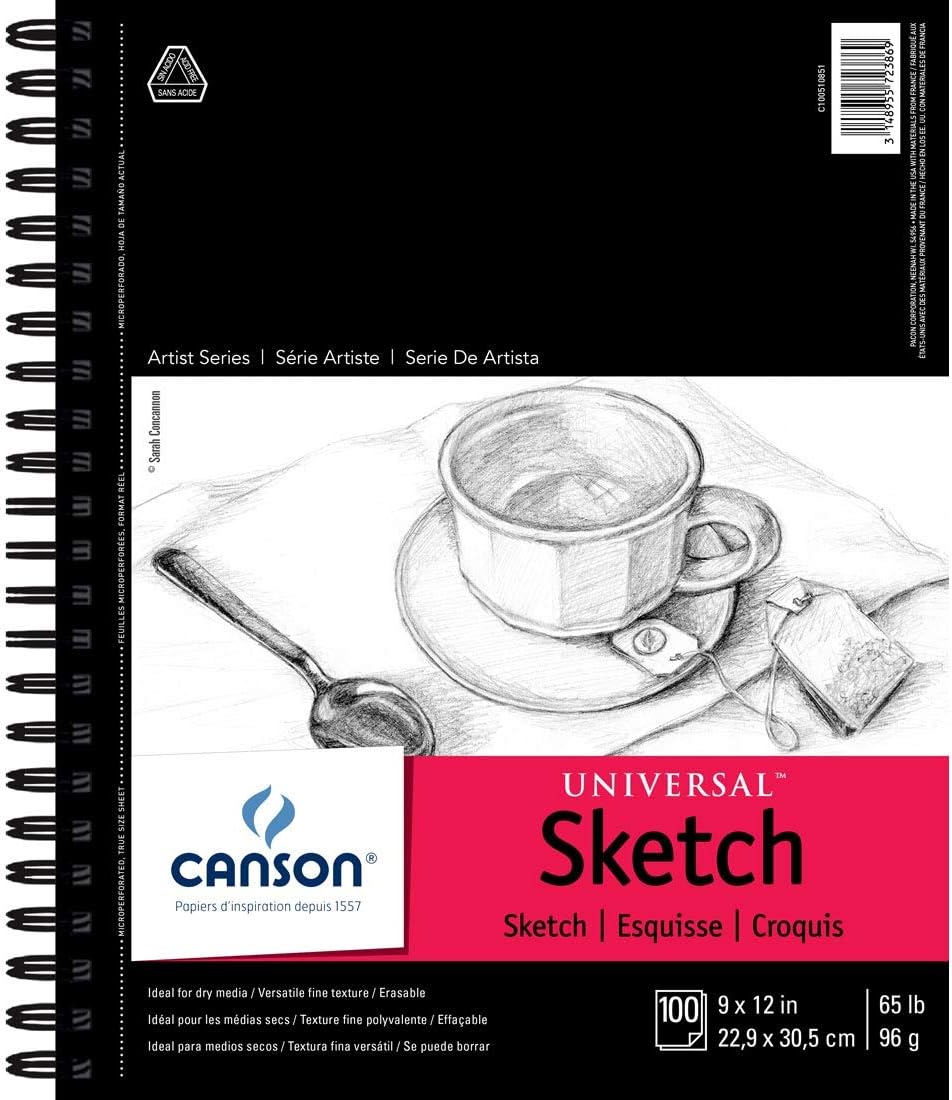 Artist Series Universal Skizzenblock 0 9" x 12" 0 - Görsel 2