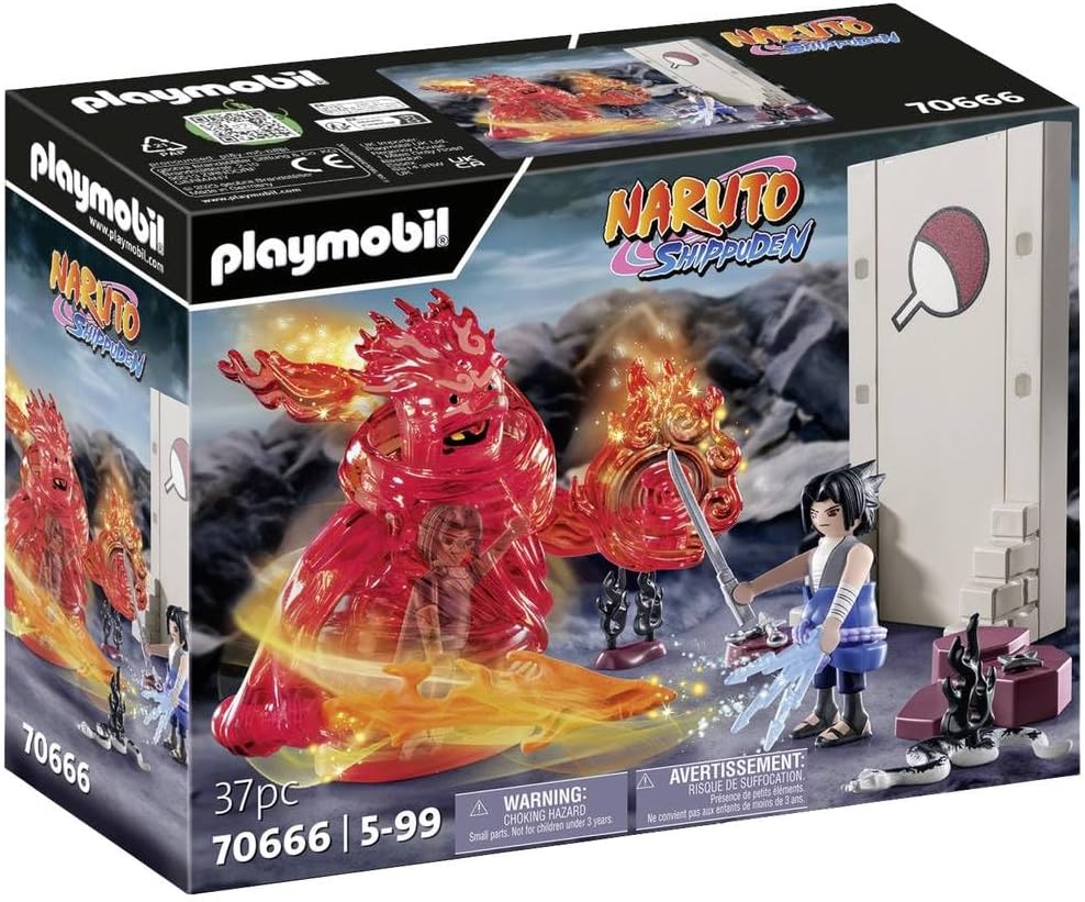 Alternative view of Playmobil Naruto Shippuden 70666 Sasuke vs Itachi, Mangekyou Sharingan ve Enerji Ruhu Susano'O ile Etkileşimli Kardeş Savaşı, Itachi'Nin Intikamı, 5 Yaş ve Üzeri Çocuklar İçin Oyuncak