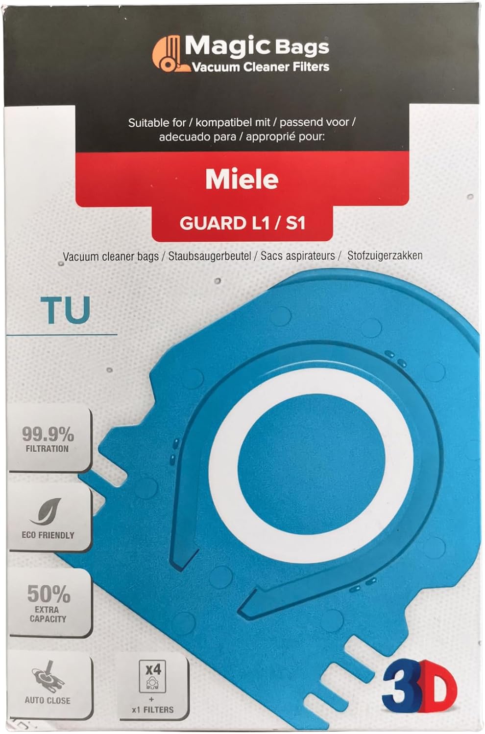 Alternative view of Uyumlu TU Guard L1 - Guard S1 - CO Guard M1 Toz Torbası ve Mikro Filtre | 12557060