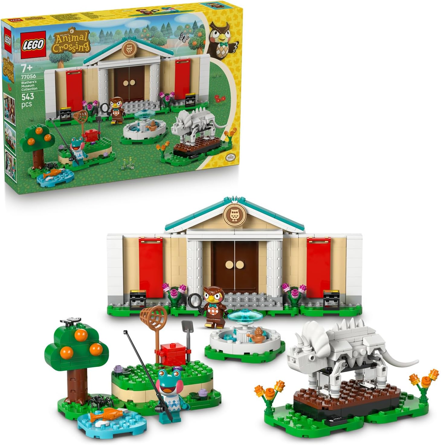 Alternative view of Animal Crossing Blathers Müze Koleksiyonu 77056 – 7 Yaş ve Üzeri Çocuklar için Doğa Temalı Hayvan Figürlü Yaratıcı Oyuncak Yapım Seti (543 Pr)