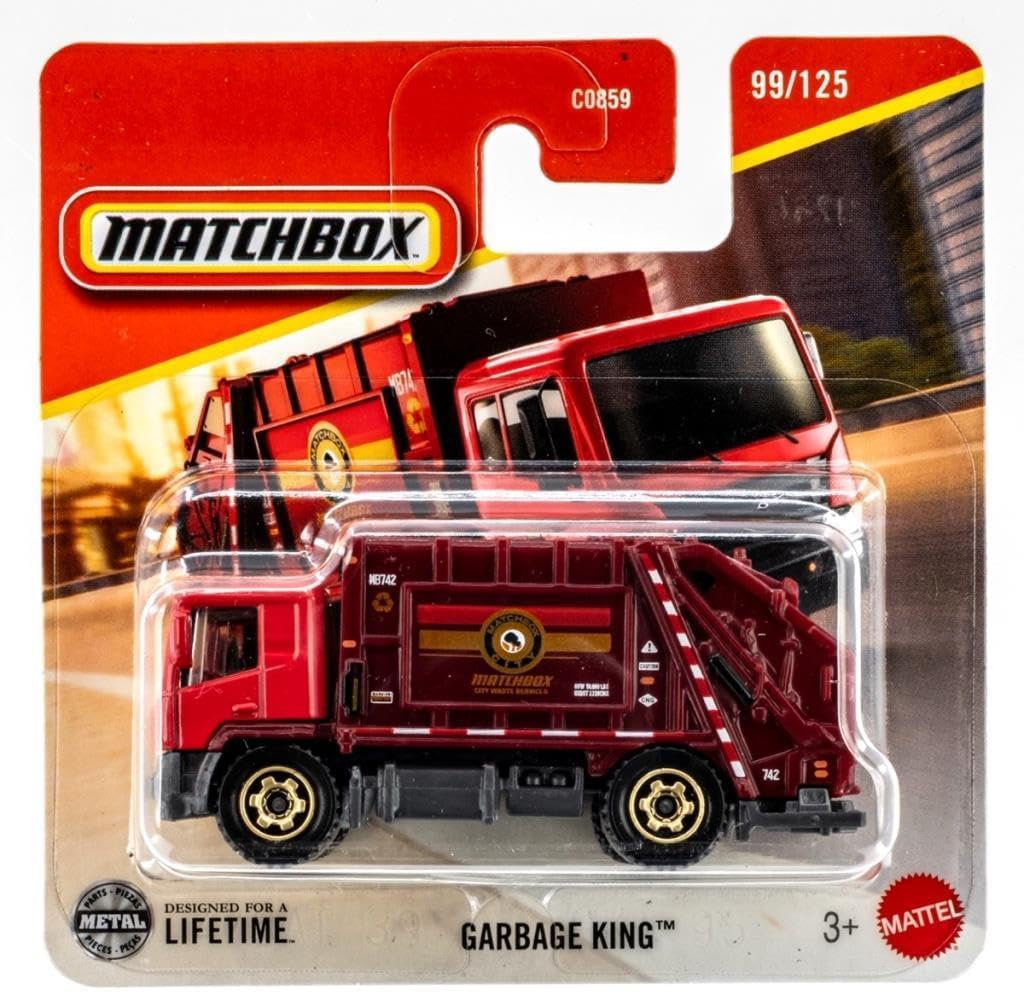C0859  1:64 Tekli Arabalar Garbage King JBR52