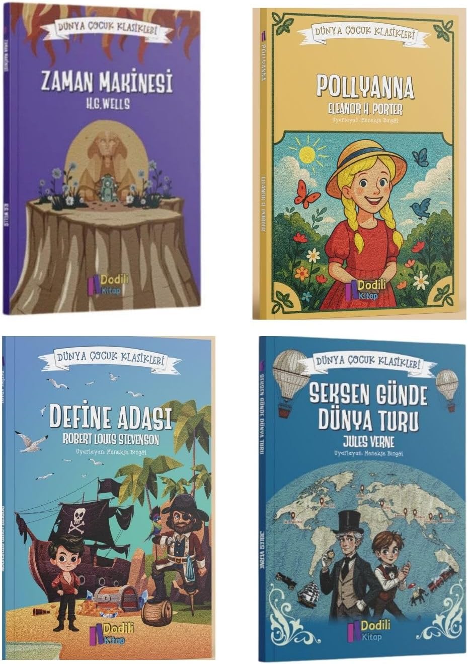Define Adası • Pollyanna • Seksen Günde Dünya Turu • Zaman Makinesi