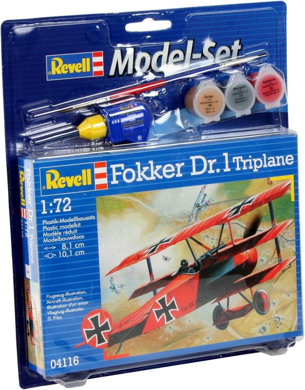 Model Set Fokker DR.1 Triplane - 1:72-64116
