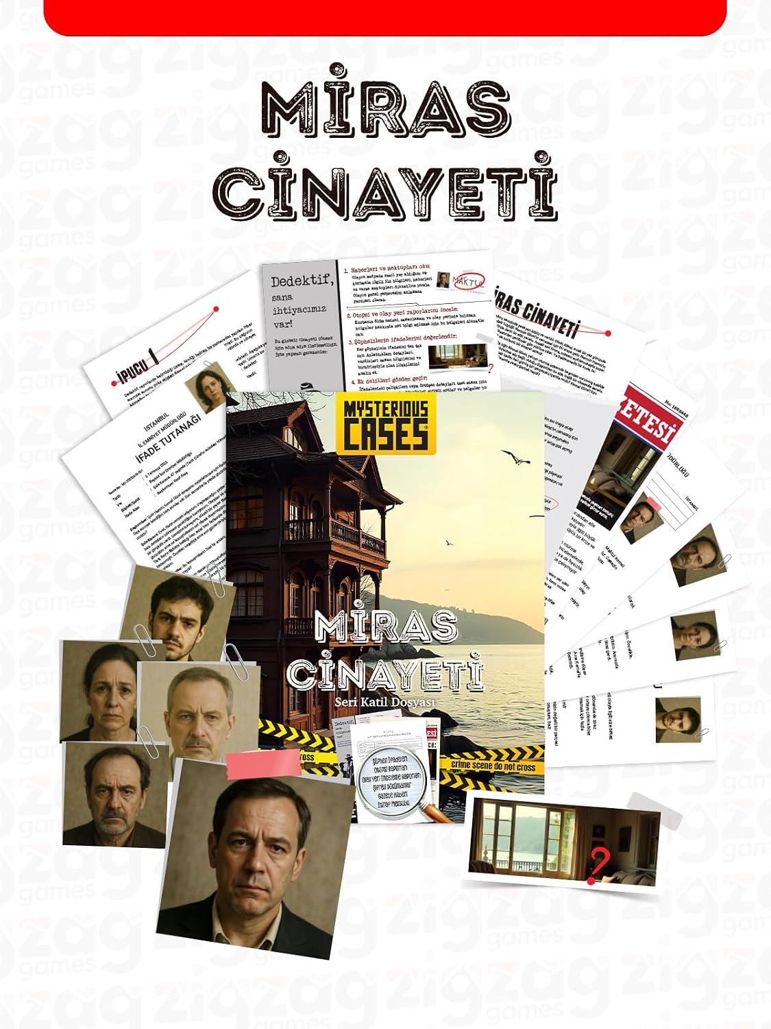 Cases Miras Cinayeti, Dedektif Kutu Oyunu, Seri Katil Dosyası, 16+ Yaş - Görsel 2