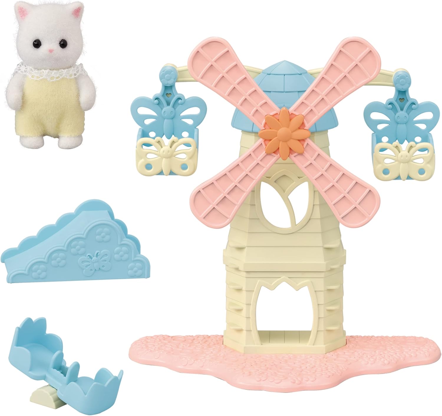 Sylvanian Families 5526 Bebek Yel Değirmeni Parkı - Dollhouse Oyun Setleri Çok Renkli - Görsel 3