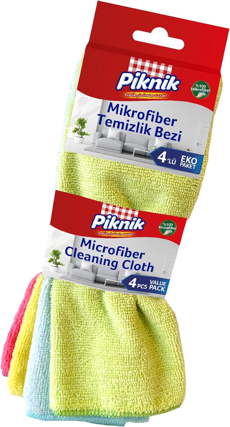 Alternative view of Piknik Mikrofiber Temizlik Bezi 4'lü
