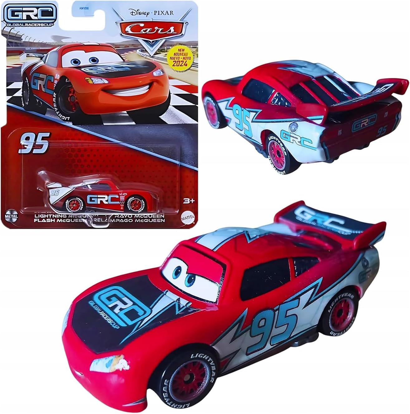 Alternative view of Cars 3 Tekli Karakter Araç RAYO LIGHTNING McQUEEN HTY00
