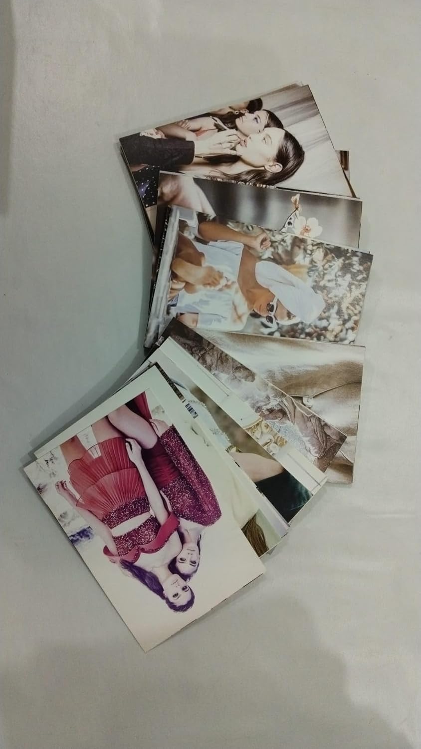 Estetik Duvar Kolaj Seti - 50 Adet Retro Moda ve Dergi Temalı Fotoğraf Kartları, Trendy Genç Odası Duvar Dekoru, Yurt Odası İçin Poster Seti (10x15 cm)