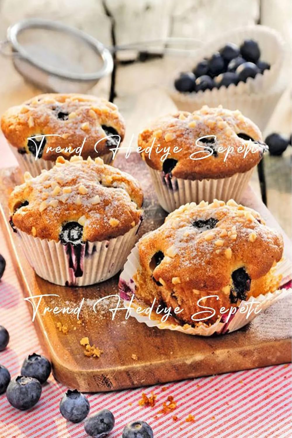 Alternative view of Takribi 200 Adet Orta Boy Beyaz Muffin Kek Kalıbı, Browine Kalıbı 50x30 Mm, Cupcake Kağıdı