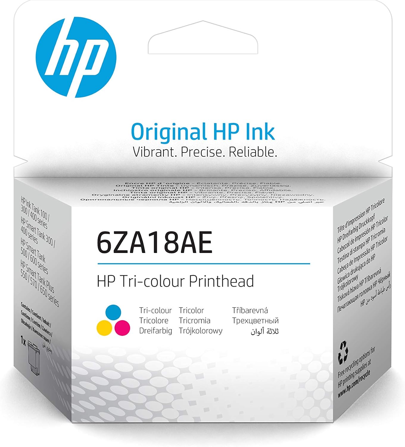 Alternative view of HP 6ZA18AE Üç Renkli Baskı Kafası (6ZA18AE)