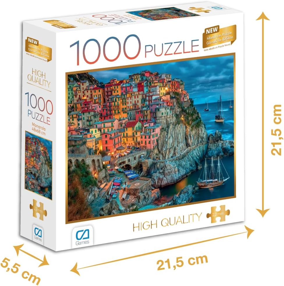 Manarola'da Akşam 1000 Parça 2 - Görsel 3