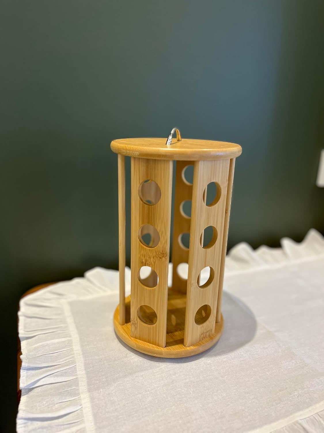 Bambu Kapsül Kahve Döner Stand, Bej, 20 x 30 cm - Görsel 2