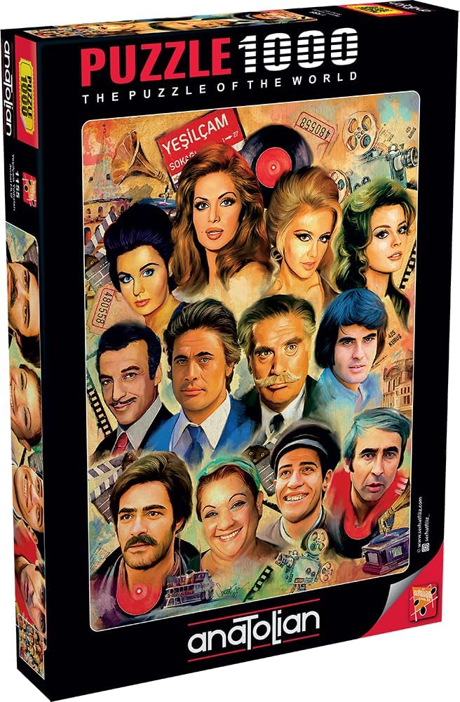 Puzzle - Yeşilçam Yıldızları / 1000 Parça Puzzle, #1155